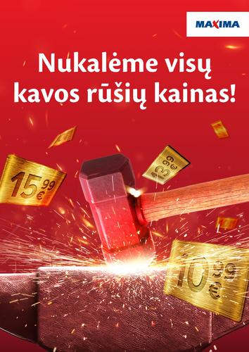 MAXIMA akcijų leidinys "Nukalta kaina – visada kaip per akciją" nuo gruodžio 2 d.