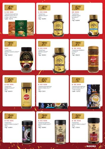 MAXIMA akcijų leidinys "Nukalta kaina – visada kaip per akciją" nuo gruodžio 2 d.