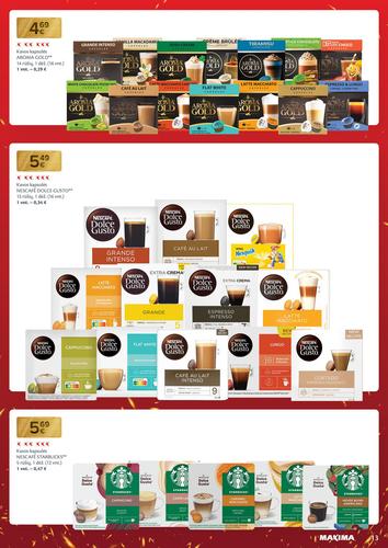 MAXIMA akcijų leidinys "Nukalta kaina – visada kaip per akciją" nuo gruodžio 2 d.