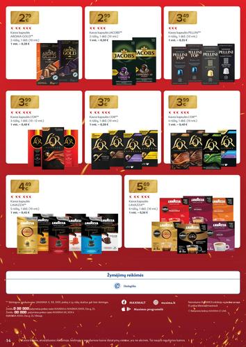 MAXIMA akcijų leidinys "Nukalta kaina – visada kaip per akciją" nuo gruodžio 2 d.