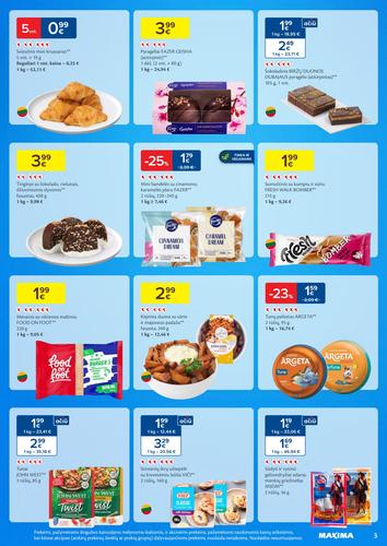 MAXIMA akcijų leidinys "SALDUMYNŲ IR UŽKANDŽIŲ MĖNUO" nuo vasario 3 d.