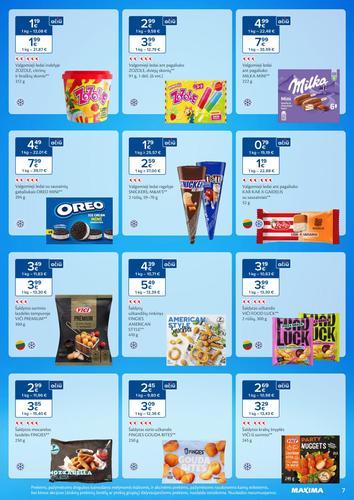 MAXIMA akcijų leidinys "SALDUMYNŲ IR UŽKANDŽIŲ MĖNUO" nuo vasario 3 d.