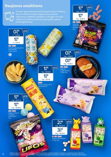 MAXIMA akcijų leidinys "SALDUMYNŲ IR UŽKANDŽIŲ MĖNUO" nuo vasario 3 d.