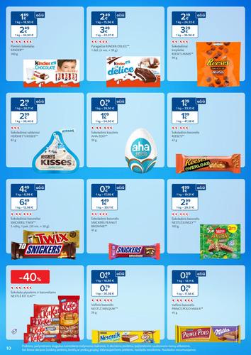 MAXIMA akcijų leidinys "SALDUMYNŲ IR UŽKANDŽIŲ MĖNUO" nuo vasario 3 d.