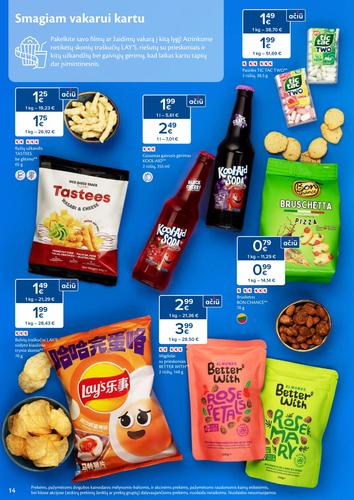 MAXIMA akcijų leidinys "SALDUMYNŲ IR UŽKANDŽIŲ MĖNUO" nuo vasario 3 d.