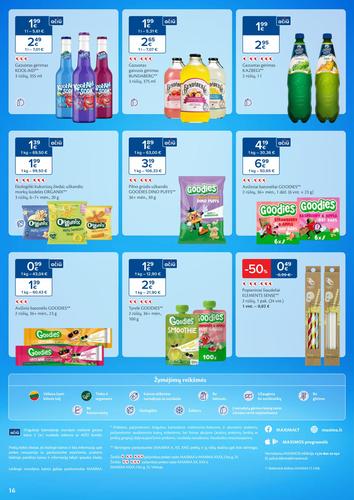 MAXIMA akcijų leidinys "SALDUMYNŲ IR UŽKANDŽIŲ MĖNUO" nuo vasario 3 d.