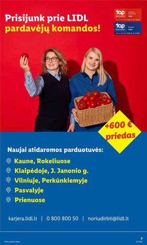 LIDL ne maisto prekių leidinys nuo rugpjūčio 10 d.