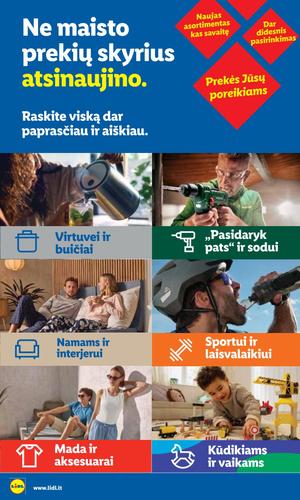 LIDL ne maisto prekių leidinys nuo rugpjūčio 10 d.