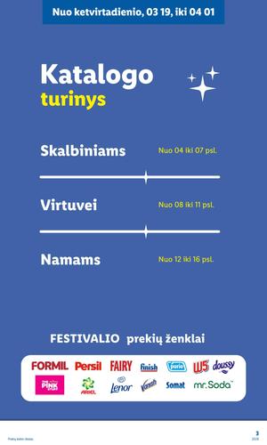 LIDL Švaros festivalis akcijų leidinys nuo kovo 19 d.