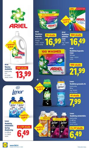LIDL Švaros festivalis akcijų leidinys nuo kovo 19 d.