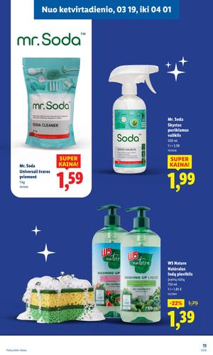 LIDL Švaros festivalis akcijų leidinys nuo kovo 19 d.