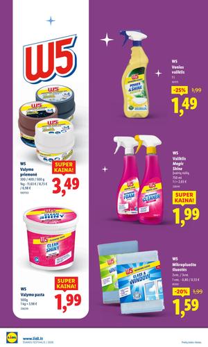 LIDL Švaros festivalis akcijų leidinys nuo kovo 19 d.