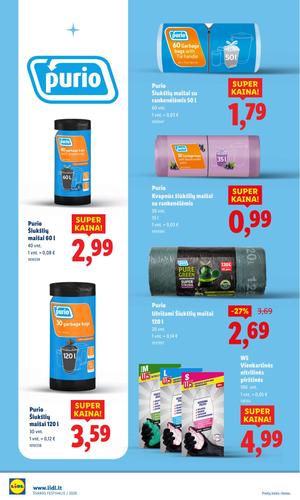 LIDL Švaros festivalis akcijų leidinys nuo kovo 19 d.