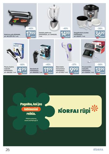 NORFA akcijų leidinys Nr. 4 nuo vasario 19 d.