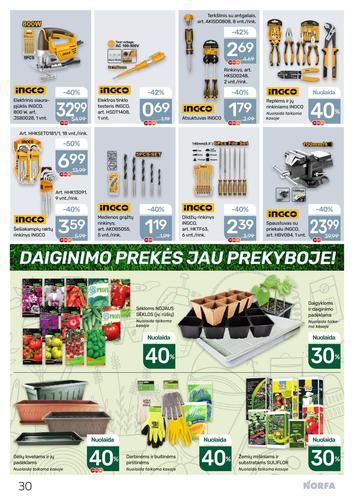 NORFA akcijų leidinys Nr. 4 nuo vasario 19 d.