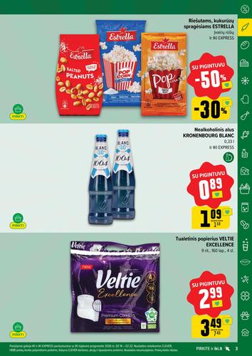 IKI akcijų leidinys "PIGINTUVO pasiūlymai Nr. 08" nuo vasario 16 d.