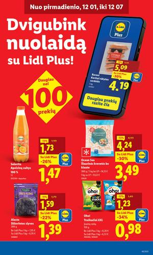 LIDL maisto akcijų leidinys nuo ketvirtadienio, gruodžio 4 d.