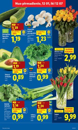 LIDL maisto akcijų leidinys nuo ketvirtadienio, gruodžio 4 d.