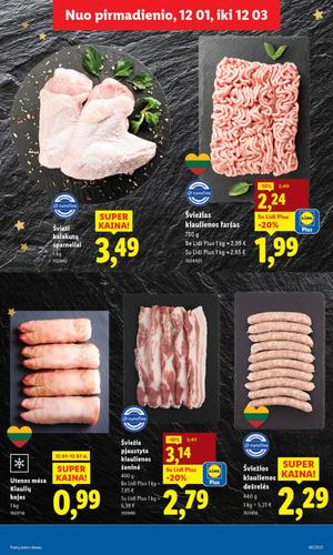 LIDL maisto akcijų leidinys nuo ketvirtadienio, gruodžio 4 d.