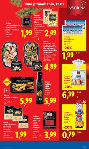LIDL maisto akcijų leidinys nuo ketvirtadienio, gruodžio 4 d.