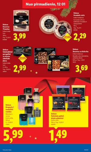 LIDL maisto akcijų leidinys nuo ketvirtadienio, gruodžio 4 d.
