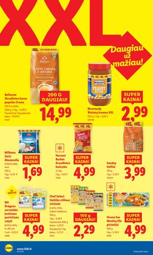 LIDL maisto akcijų leidinys nuo ketvirtadienio, gruodžio 4 d.