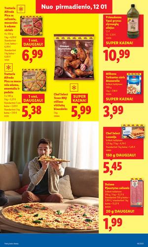 LIDL maisto akcijų leidinys nuo ketvirtadienio, gruodžio 4 d.