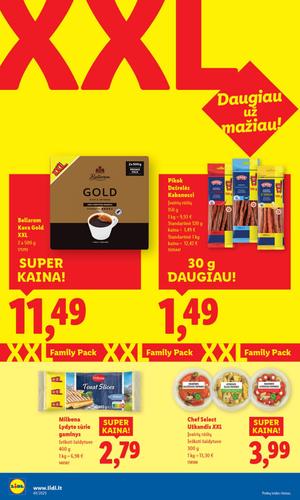 LIDL maisto akcijų leidinys nuo ketvirtadienio, gruodžio 4 d.