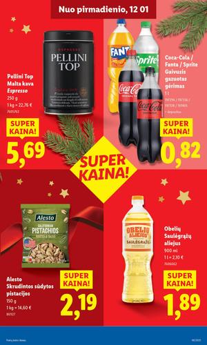 LIDL maisto akcijų leidinys nuo ketvirtadienio, gruodžio 4 d.