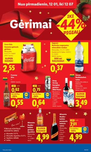LIDL maisto akcijų leidinys nuo ketvirtadienio, gruodžio 4 d.