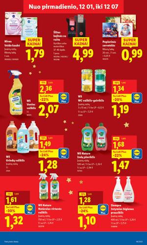 LIDL maisto akcijų leidinys nuo ketvirtadienio, gruodžio 4 d.