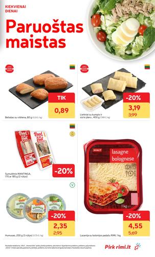 RIMI akcijų leidinys Nr. 41 nuo spalio 6 d.