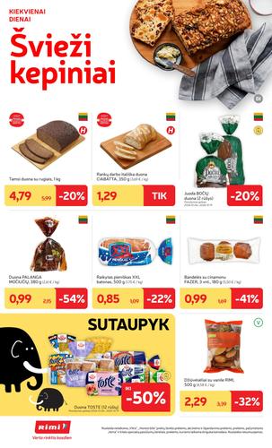 RIMI akcijų leidinys Nr. 41 nuo spalio 6 d.