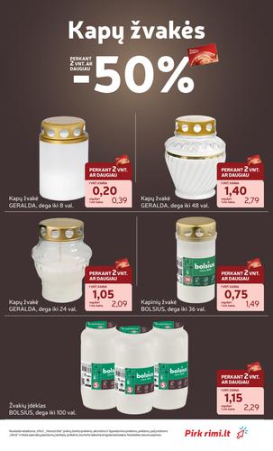 RIMI akcijų leidinys Nr. 41 nuo spalio 6 d.