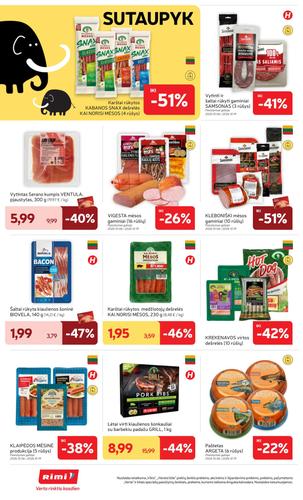 RIMI akcijų leidinys Nr. 41 nuo spalio 6 d.