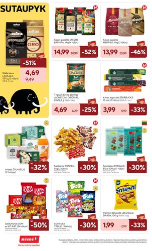 RIMI akcijų leidinys Nr. 41 nuo spalio 6 d.
