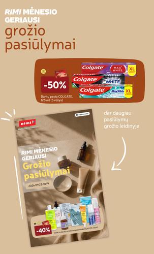RIMI akcijų leidinys Nr. 41 nuo spalio 6 d.