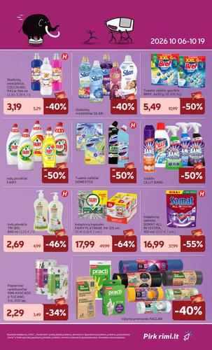 RIMI akcijų leidinys Nr. 41 nuo spalio 6 d.