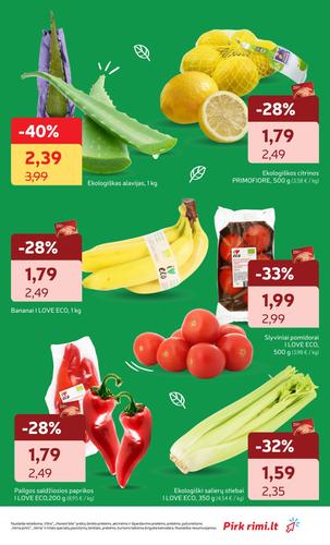 RIMI akcijų leidinys Nr. 2 nuo sausio 6 d.