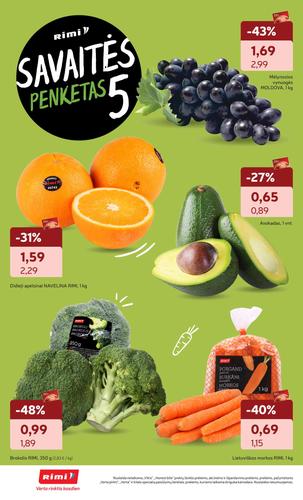 RIMI akcijų leidinys Nr. 2 nuo sausio 6 d.