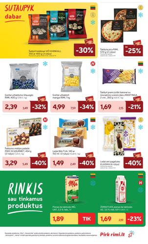 RIMI akcijų leidinys Nr. 2 nuo sausio 6 d.