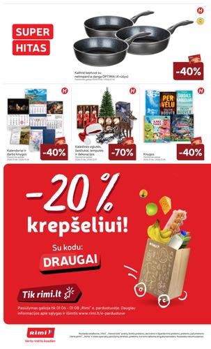 RIMI akcijų leidinys Nr. 2 nuo sausio 6 d.