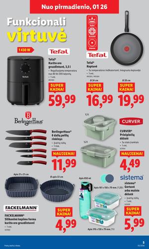LIDL ne maisto prekių leidinys nuo sausio 26 d.