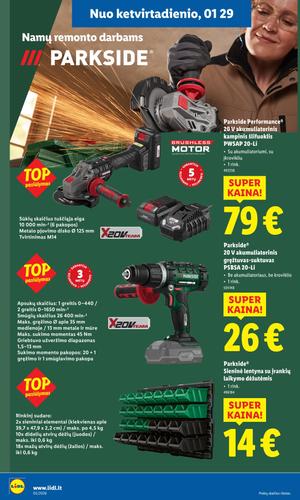 LIDL ne maisto prekių leidinys nuo sausio 26 d.