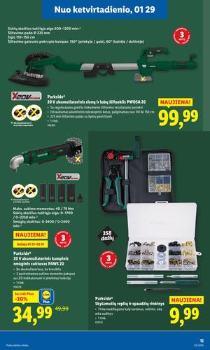 LIDL ne maisto prekių leidinys nuo sausio 26 d.