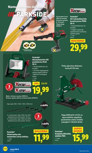 LIDL ne maisto prekių leidinys nuo sausio 26 d.