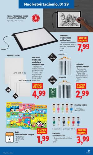 LIDL ne maisto prekių leidinys nuo sausio 26 d.