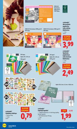 LIDL ne maisto prekių leidinys nuo sausio 26 d.