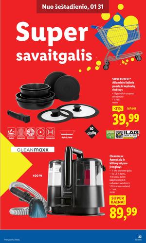 LIDL ne maisto prekių leidinys nuo sausio 26 d.