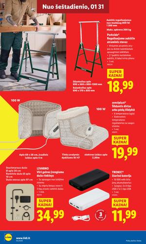 LIDL ne maisto prekių leidinys nuo sausio 26 d.